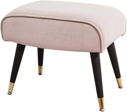 Modren Ottman | Footrest for Living Room Home & Office | Bench Seat Stool Fabric Velet, Shoe Change Bench, (Light Gry)