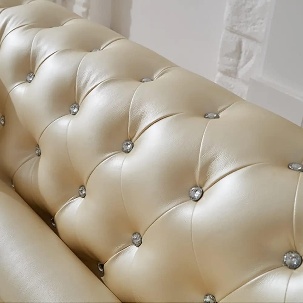 Luxury Modern Chesterfield Velvet Sofa Set