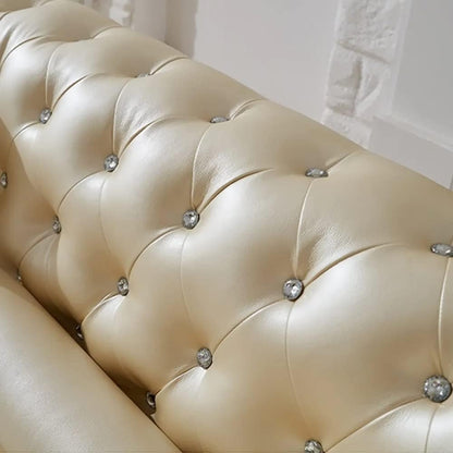 Luxury Modern Chesterfield Velvet Sofa Set