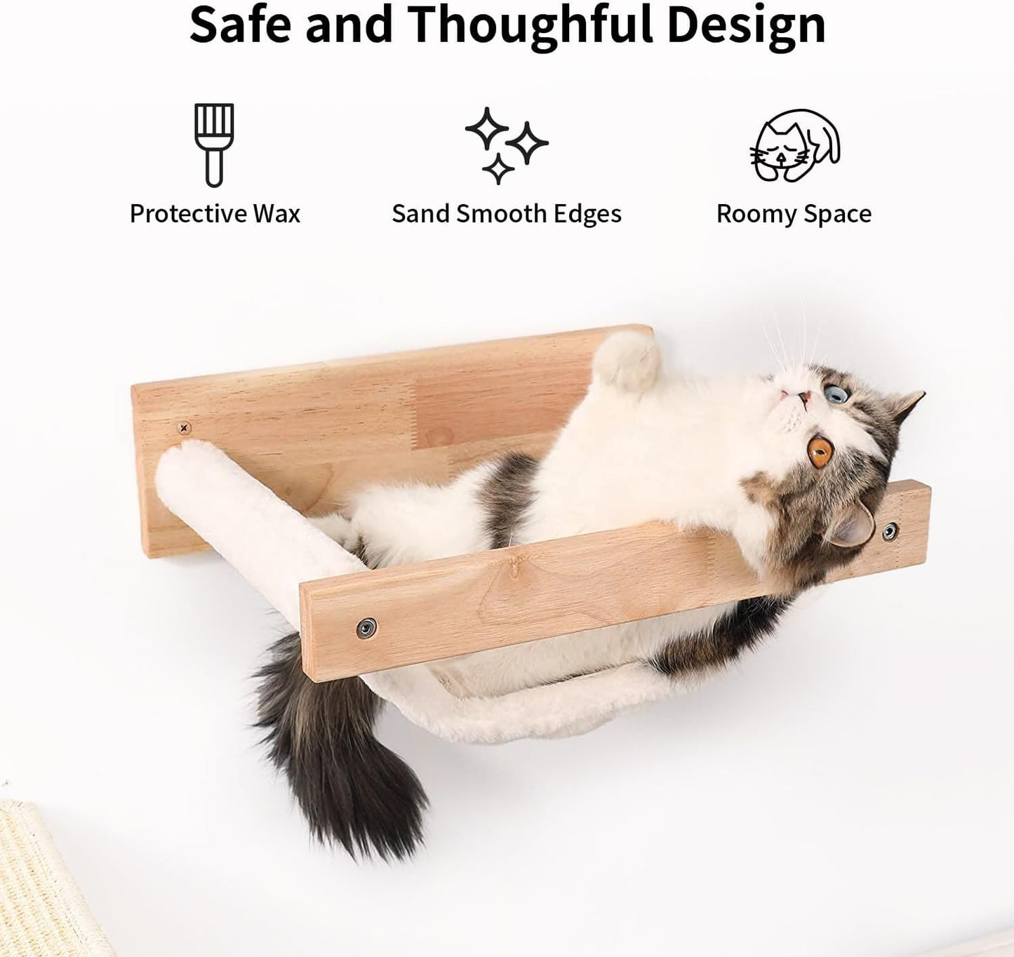 Wooden Pet Bed for Dogs & Cats | Natural, Eco-Friendly, and Non-Toxic | Comfortable & Stylish Bed for All Ages | Perfect for Home Décor