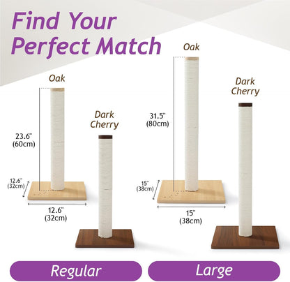 Natural Wooden Pet Tree for Cats & Dogs | Strong, Eco-Friendly Climbing & Scratching Tree Ages | Stylish Pet Tree for Your Home