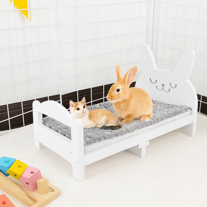 Natural Wooden Pet Bed for All Ages | Stylish & Comfortable Bed for Dogs & Cats | Durable, Eco-Friendly & Non-Toxic | Perfect for Your Home Décor