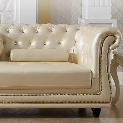 Luxury Modern Chesterfield Velvet Sofa Set