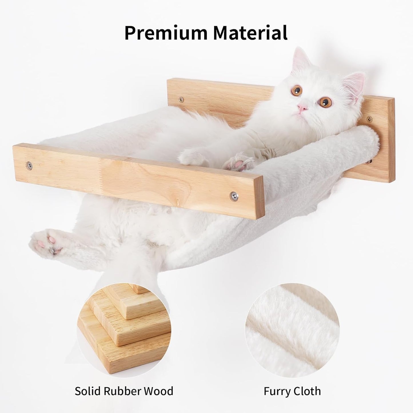 Wooden Pet Bed for Dogs & Cats | Natural, Eco-Friendly, and Non-Toxic | Comfortable & Stylish Bed for All Ages | Perfect for Home Décor