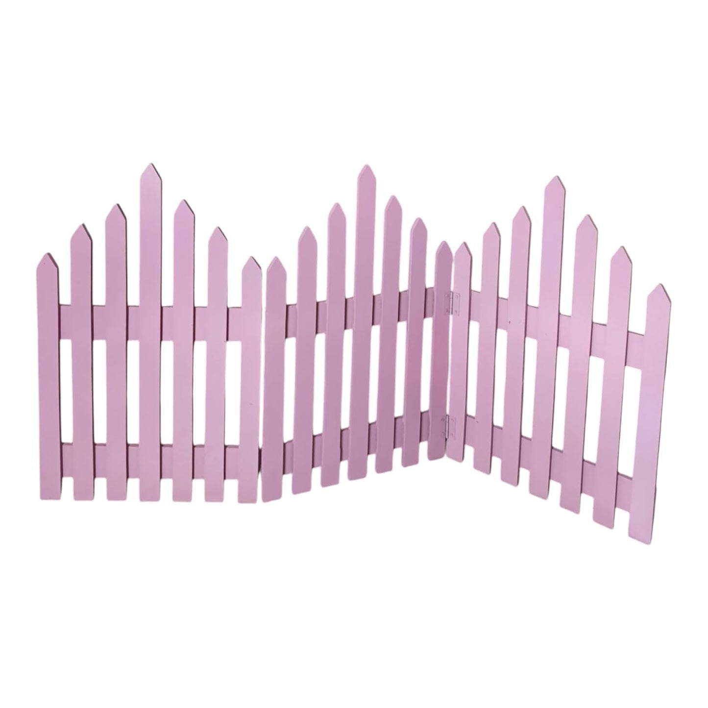 Portable Pet Safety Gate | Indoor Wooden Pet Barrier | Room Divider for Pets and Baby | Dog Fence partition for Living Room Bedroom (Pink, Standard) (Pink, Standard)