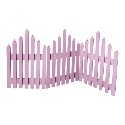 Portable Pet Safety Gate | Indoor Wooden Pet Barrier | Room Divider for Pets and Baby | Dog Fence partition for Living Room Bedroom (Pink, Standard) (Pink, Standard)