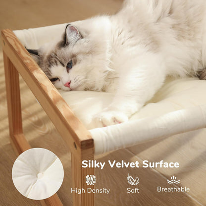 Natural Wooden Pet Bed | Comfortable & Stylish Bed for Dogs & Cats | Durable, Eco-Friendly & Non-Toxic Design | Ideal for All Ages