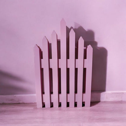Portable Pet Safety Gate | Indoor Wooden Pet Barrier | Room Divider for Pets and Baby | Dog Fence partition for Living Room Bedroom (Pink, Standard) (Pink, Standard)