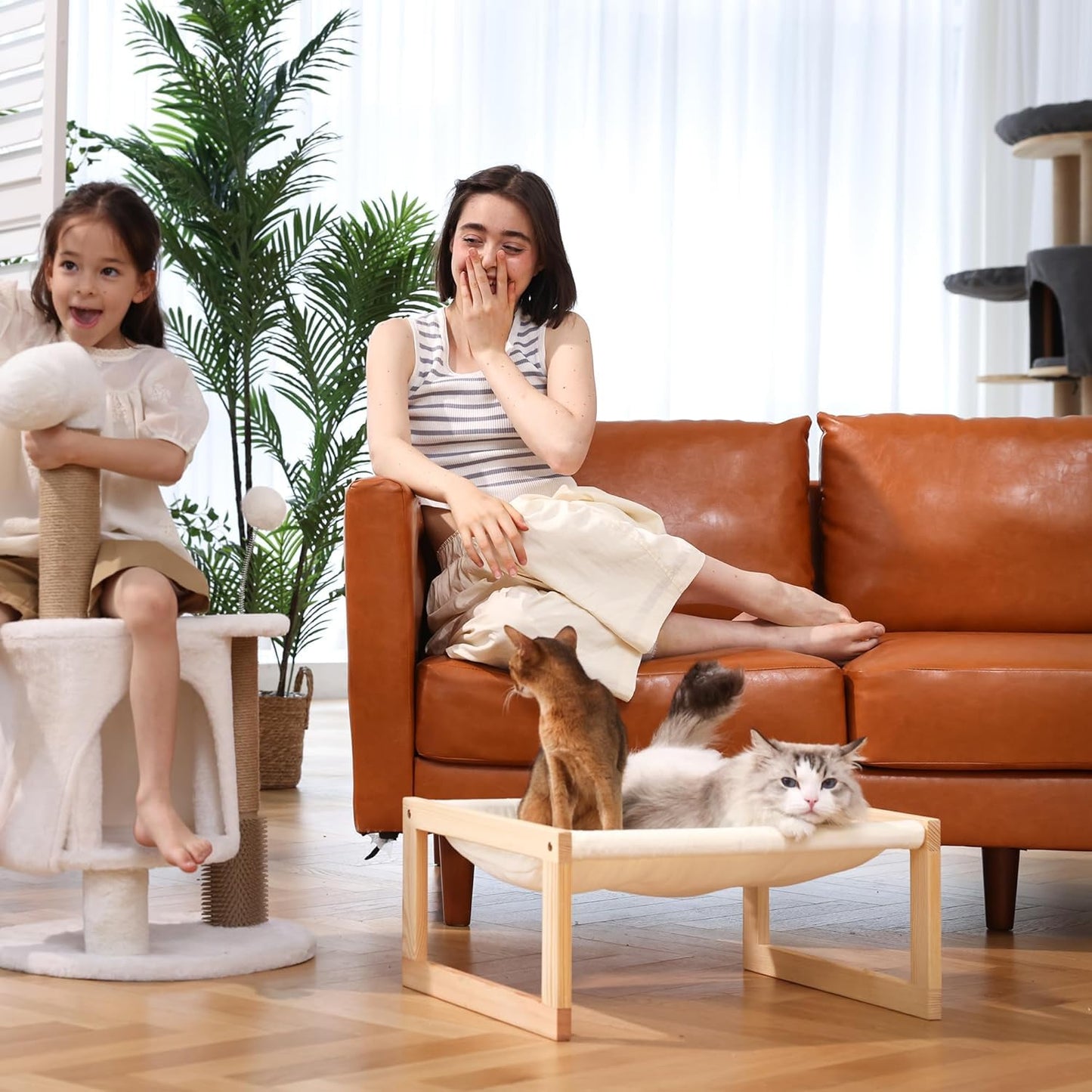 Natural Wooden Pet Bed | Comfortable & Stylish Bed for Dogs & Cats | Durable, Eco-Friendly & Non-Toxic Design | Ideal for All Ages