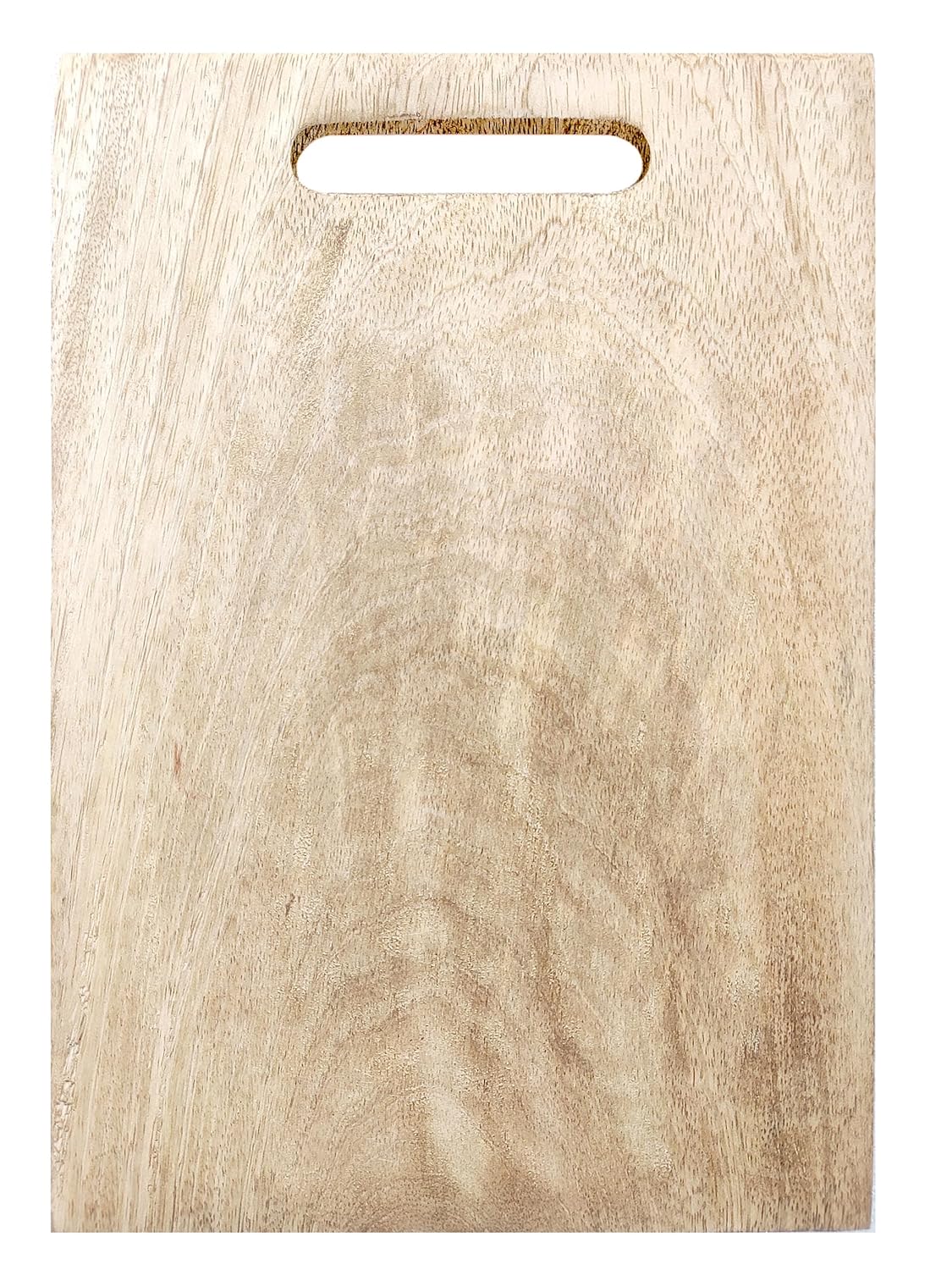 Belief Wood Anti-Bacterial Single Solid Block Mango Wood Chopping Board/Wood Cutting Board Multi-Purpose & Perfect Kitchen Gift for Home Cooks (12x8 Inches, Medium)